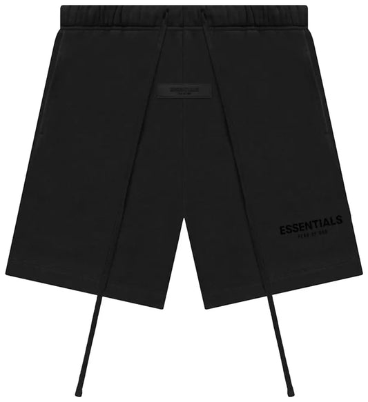 Black Stretch Limo Oversized Essentials Shorts