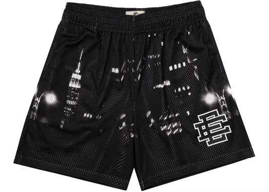 Eric Emanuel Black Skyline Shorts