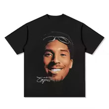 Kobe Smiling Black Graphic Tee