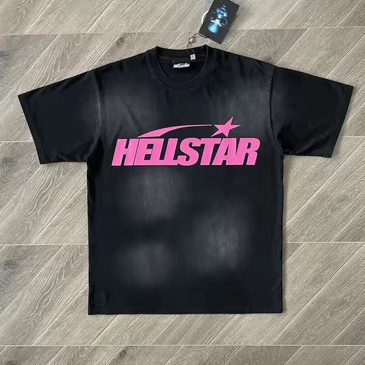 Hellstar Black & Pink Gel Tee