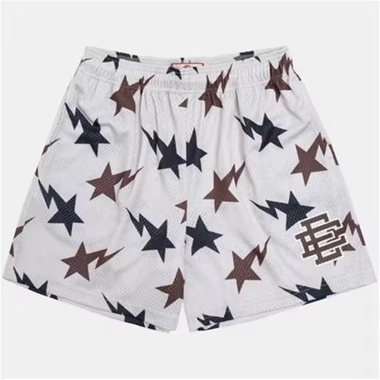 Brown Black and White Eric Emanuel Shorts