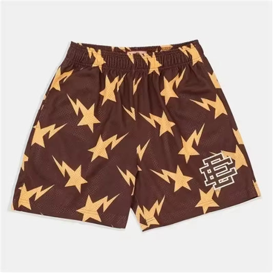 Brown and Gold Eric Emanuel Shorts