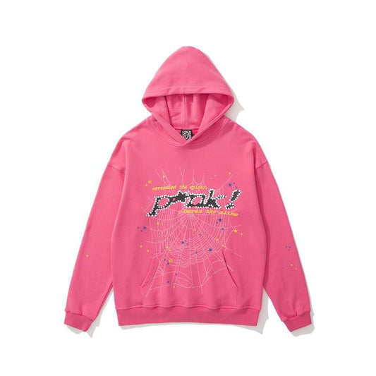 Sp5der Pink Hoodie