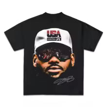 Lebron Black USA Tee